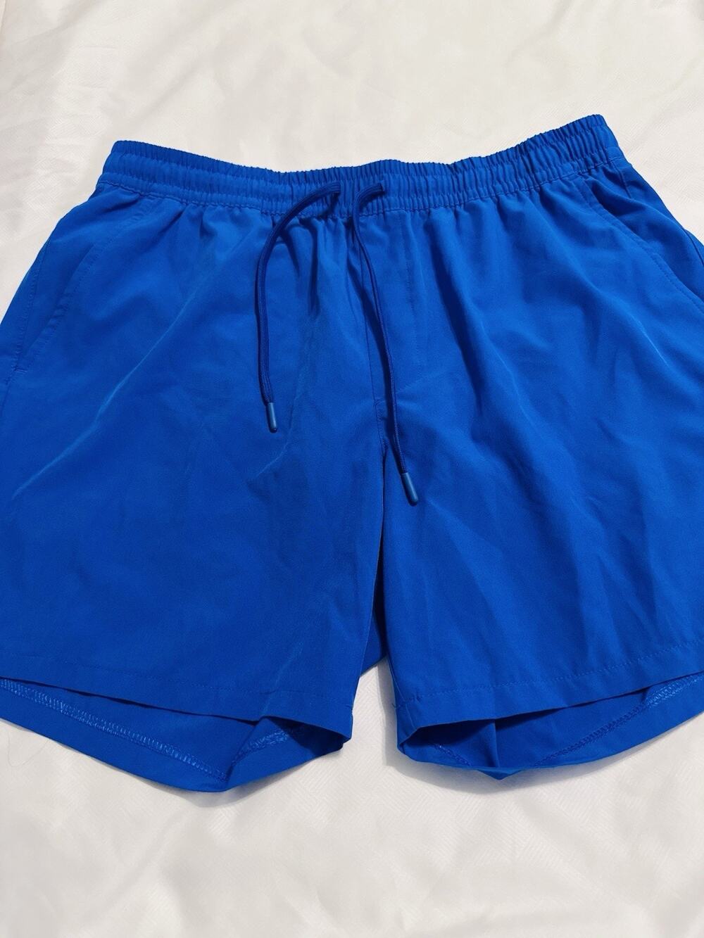 4F Men’s Royal Blue Quick Dry Swim Trunks XL Mesh Lined Beach Board Shorts